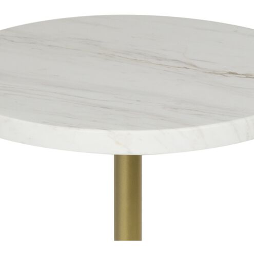 Arthur 21 X 13 inch Natural Brass Accent Table